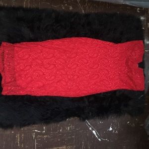Deep red Skin tight Dress